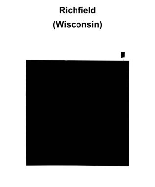 Richfield (Wisconsin) boş ana hat haritası