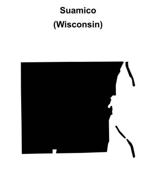 Suamico (Wisconsin) boş ana hat haritası