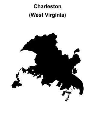 Charleston (Batı Virginia) boş ana hat haritası