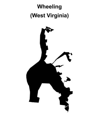 Çarkıfelek (Batı Virginia) boş ana hat haritası