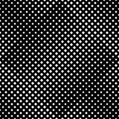 Siyah beyaz dikişsiz kare desen arka plan