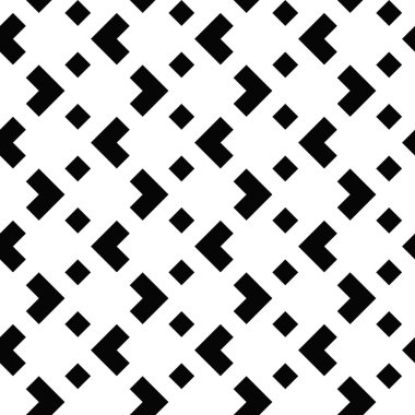 Soyut rastgele köşegen siyah ve beyaz desen arkaplanı