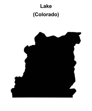 Lake County (Colorado) boş ana hat haritası