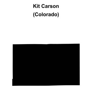 Kit Carson County (Colorado) boş ana hat haritası