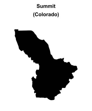 Summit County (Colorado) boş ana hat haritası