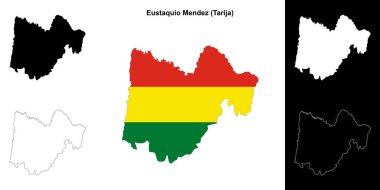 Eustaquio Mendez eyalet ana hat haritası seti