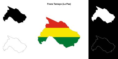 Franz Tamayo eyalet ana hat haritası seti