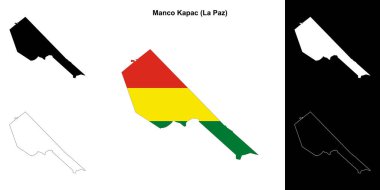 Manco Kapac eyalet ana hat haritası seti