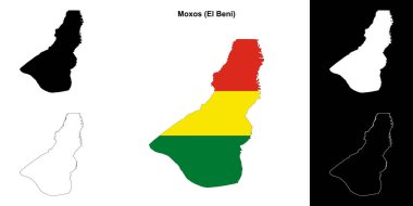 Moxos eyalet ana hat haritası ayarlandı