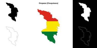 Oropeza eyaletinin ana hat haritası ayarlandı
