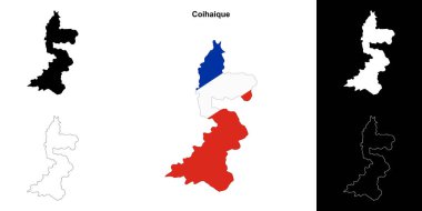 Coihaique eyalet ana hat haritası ayarlandı