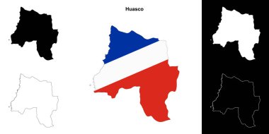 Huasco eyalet ana hat haritası ayarlandı