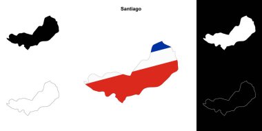 Santiago eyalet ana hat haritası ayarlandı