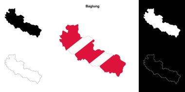 Baglung bölgesi boş ana hat haritası ayarlandı