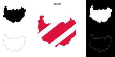 Saptari bölgesi boş ana hat haritası ayarlandı