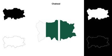 Chakwal boş çizgi haritası seti