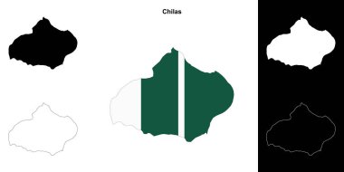 Chilas boş çizgi haritası seti