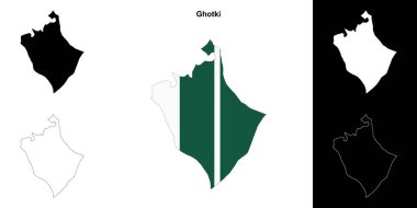 Ghotki boş dış hat haritası seti
