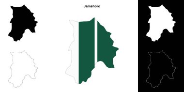Jamshoro boş çizgi haritası ayarlandı