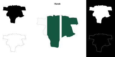 Karak boş çizgi haritası ayarlandı