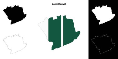 Lakki Marwat boş ana hat haritası seti
