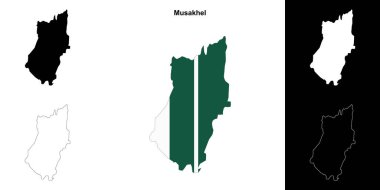 Musakhel boş çizgi haritası ayarlandı