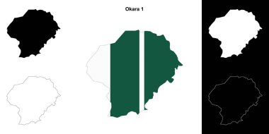 Okara 1 boş çizgi haritası ayarlandı