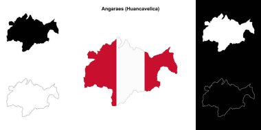 Angaraes eyalet ana hat haritası seti