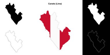 Canete eyalet ana hat haritası ayarlandı