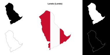 Loreto eyalet ana hat haritası ayarlandı