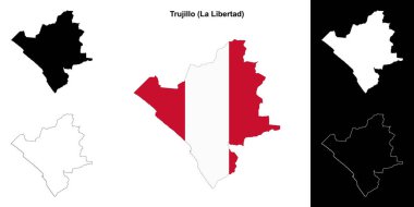 Trujillo eyalet ana hat haritası ayarlandı
