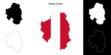 Yauyos eyalet ana hat haritası ayarlandı