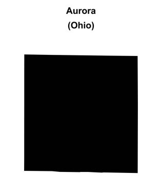 Aurora (Ohio) boş ana hat haritası