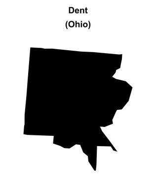Dent (Ohio) boş ana hat haritası
