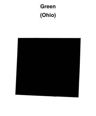 Yeşil (Ohio) boş ana hat haritası