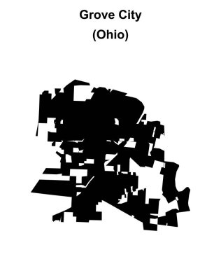 Grove City (Ohio) boş ana hat haritası