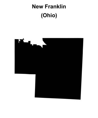 Yeni Franklin (Ohio) boş ana hat haritası