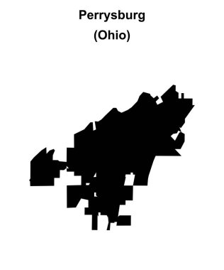 Perrysburg (Ohio) boş ana hat haritası
