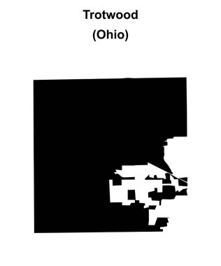 Trotwood (Ohio) boş ana hat haritası