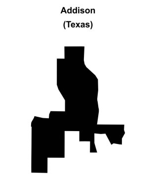 Addison (Texas) boş ana hat haritası
