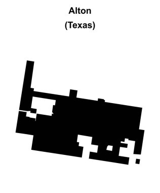 Alton (Texas) boş ana hat haritası