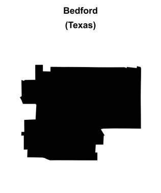 Bedford (Texas) boş ana hat haritası