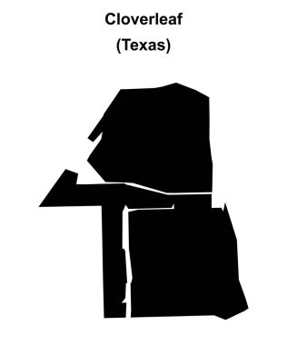 Cloverleaf (Texas) boş ana hat haritası