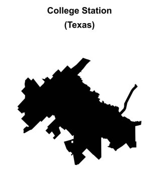 Üniversite İstasyonu (Texas) boş ana hat haritası
