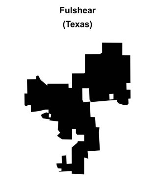 Fulshear (Texas) boş ana hat haritası
