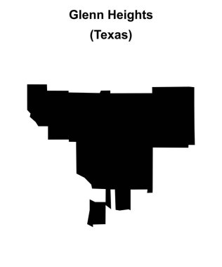 Glenn Heights (Texas) boş ana hat haritası