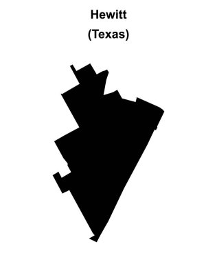 Hewitt (Texas) boş ana hat haritası