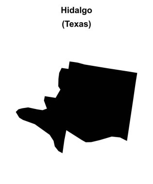 Hidalgo (Texas) boş ana hat haritası
