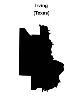 Irving (Texas) boş ana hat haritası