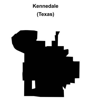 Kennedale (Texas) boş ana hat haritası